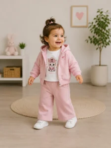 كطمة بنات صغيرة 3 بياس بسروال شارلي