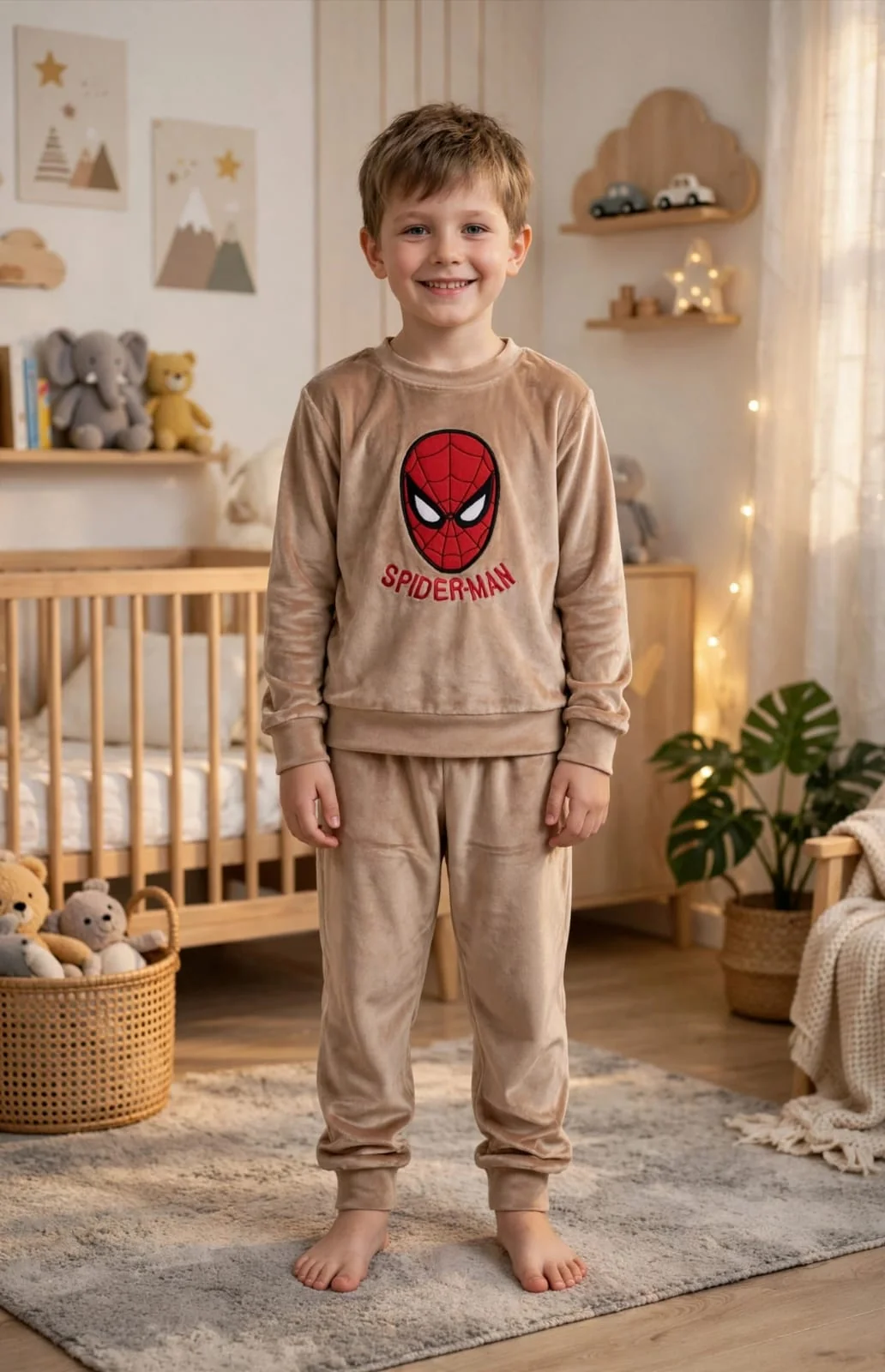 بيجامة اولاد spiderman