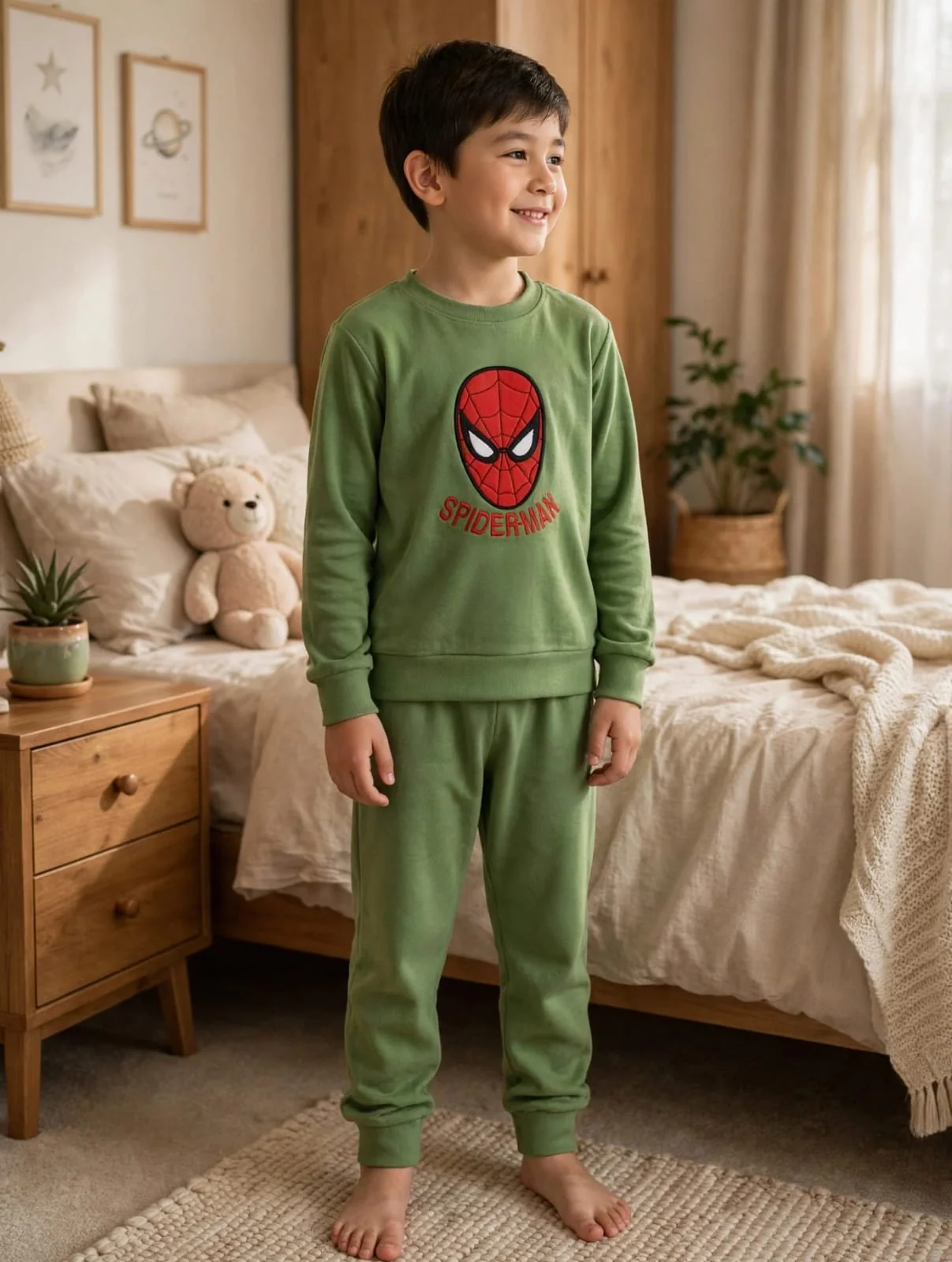 بيجامة اولاد spiderman - Image 2